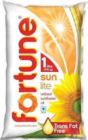 Fortune Sunlite Refined Sunflower Oil – 1L