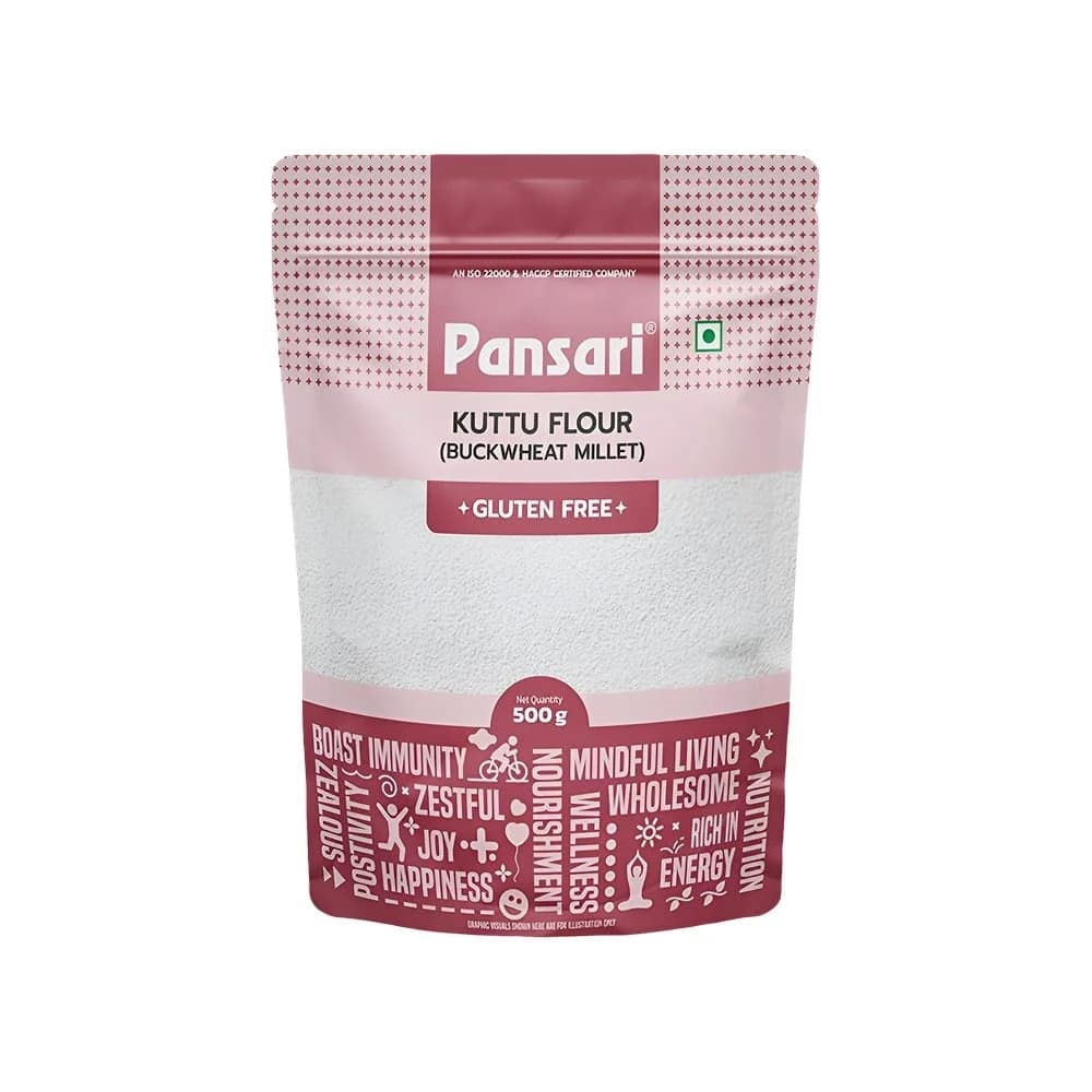 Pansari Kuttu Atta (Buckwheat & Millet) Flour – 500g